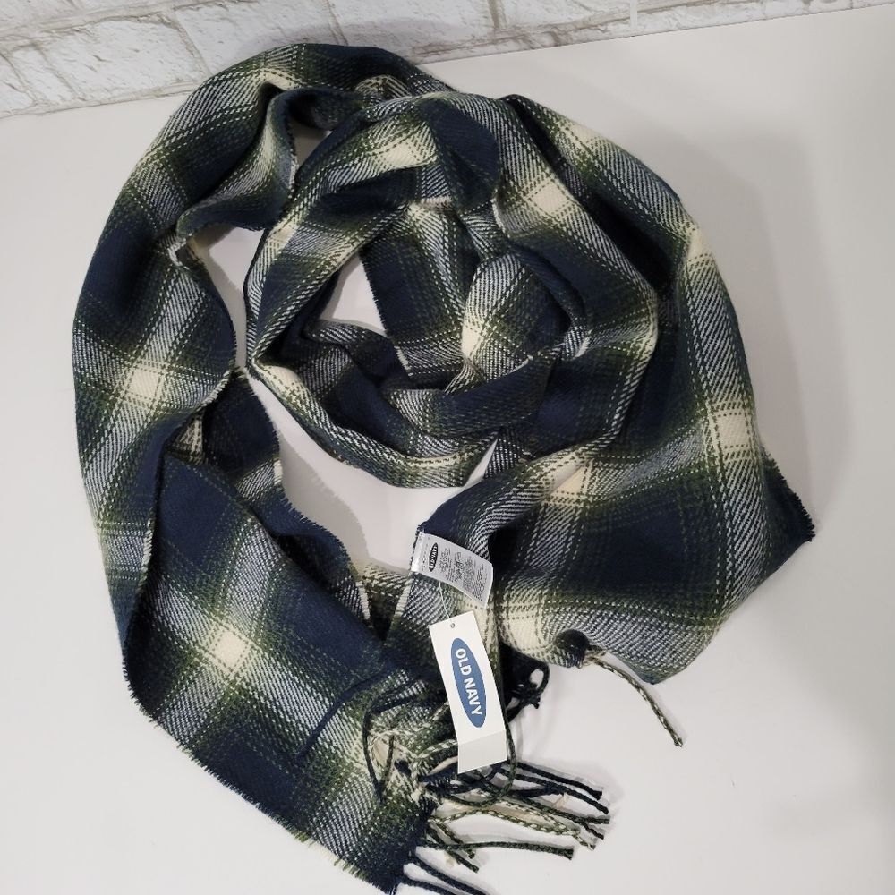 NWT Old Navy flannel print scarf